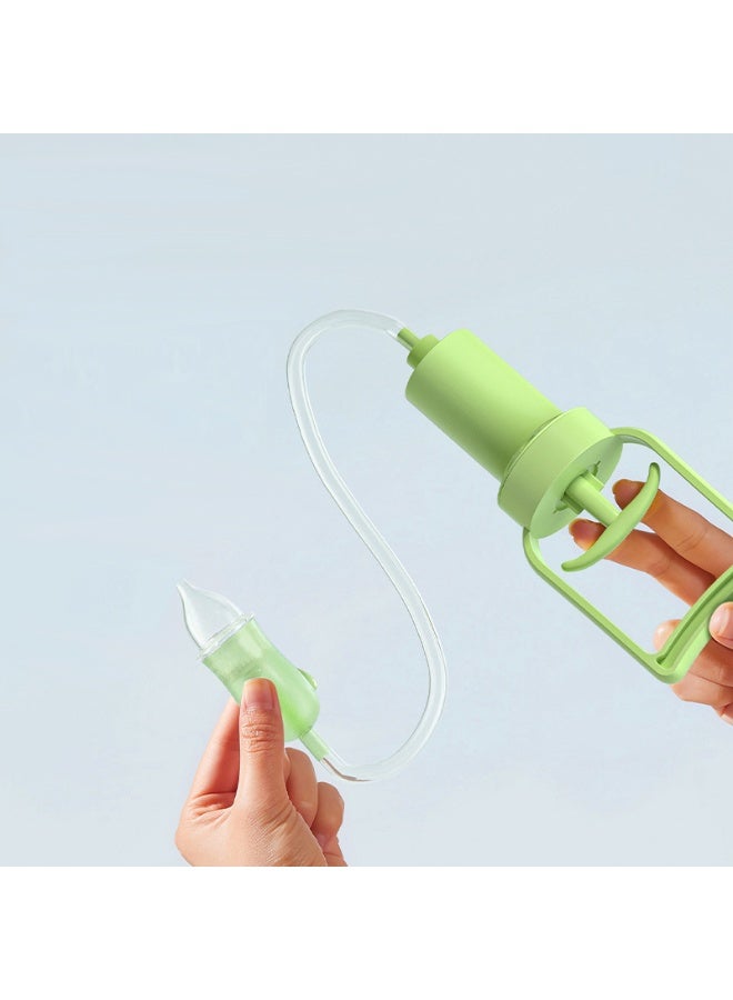 شفاط أنف للأطفال، شفاط أنف يدوي يعمل بضغط سلبي، ينظف المخاط ويعالج احتقان الأنف لدى الأطفال حديثي الولادة والأطفال الصغار (أخضر) - Image 2